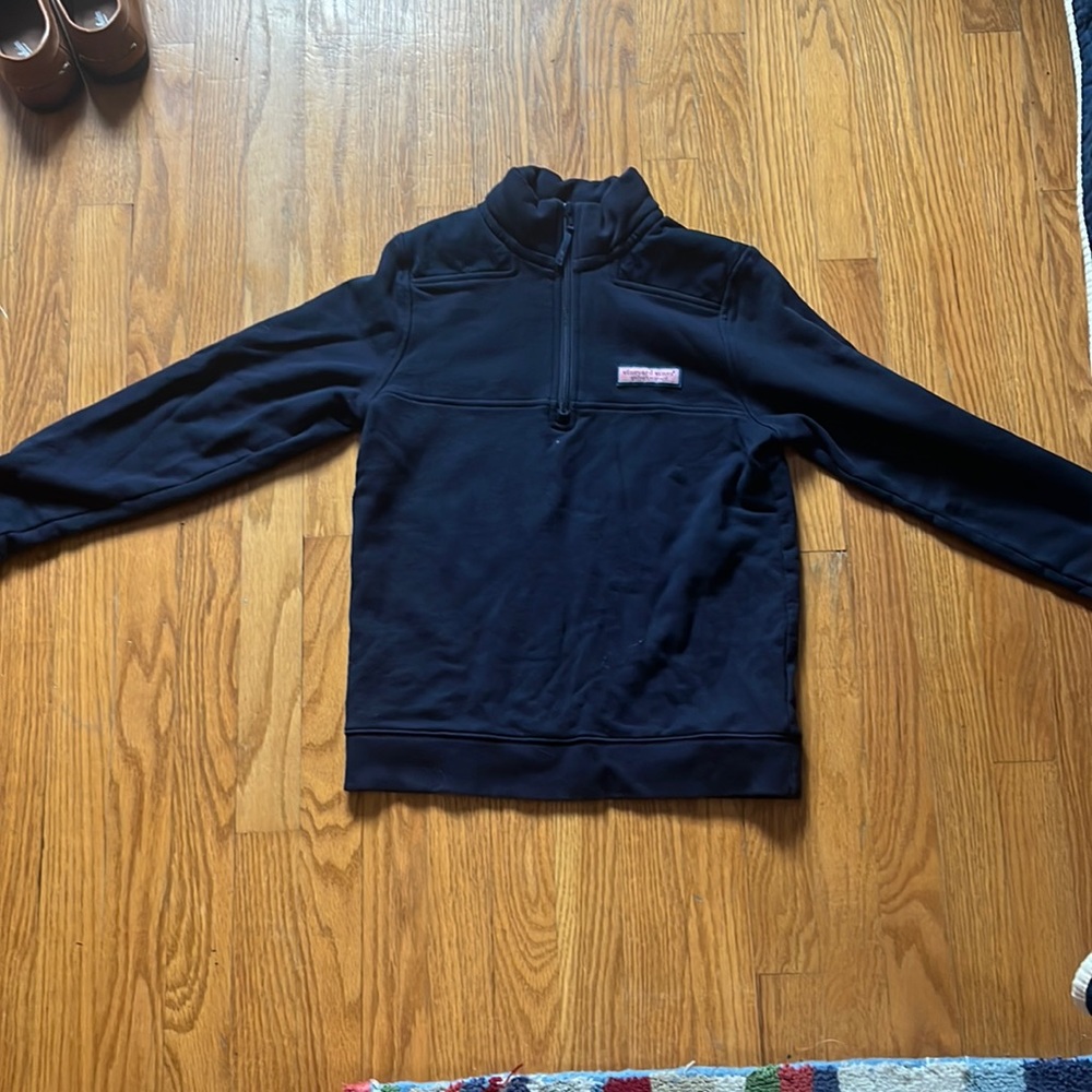 VINYARD VINES BOYS SHEP SHIRT NAVY BLUE BOYS SIZE MEDIUM NEVER WORN!!